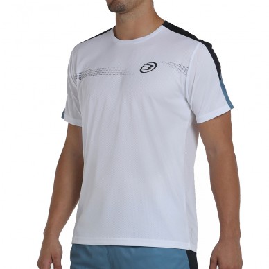 t-shirt Bullpadel Caldel blanc