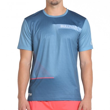 t-shirt Bullpadel Carino bleu ombre