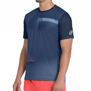 t-shirt Bullpadel Carino bleu marine
