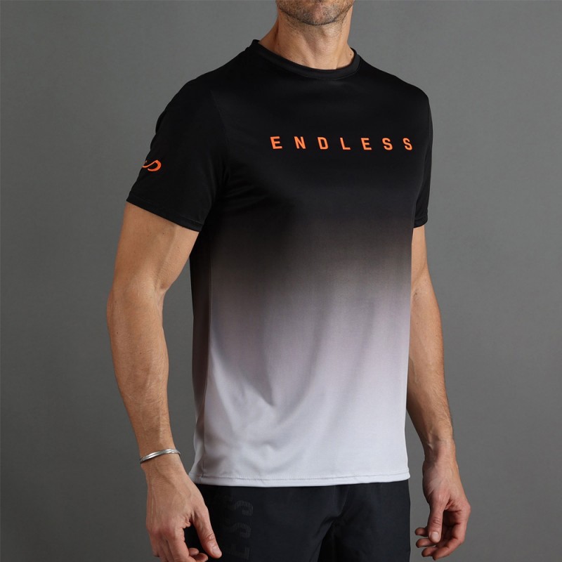 t-shirt Endless Ace Degrade noir gris t-shirt Endless Ace Degrade noir gris