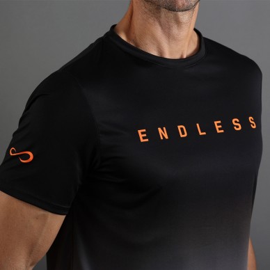 t-shirt Endless Ace Degrade noir gris