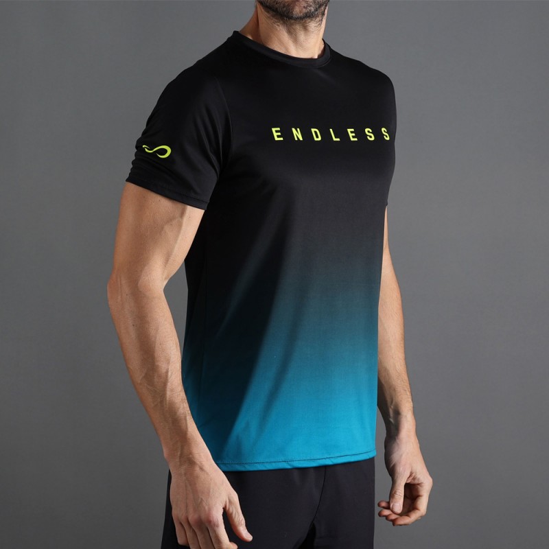 t-shirt Endless Ace Degrade noir pétrole t-shirt Endless Ace Degrade noir pétrole