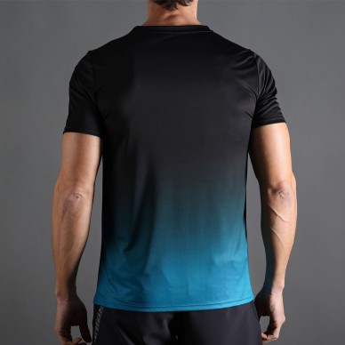 t-shirt Endless Ace Degrade noir pétrole