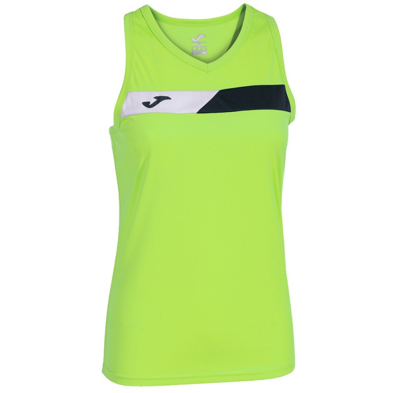 t-shirt Joma Court lime noir t-shirt Joma Court lime noir