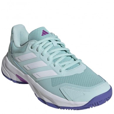 chaussures Adidas Courtjam Control W semi flash aqua 2024