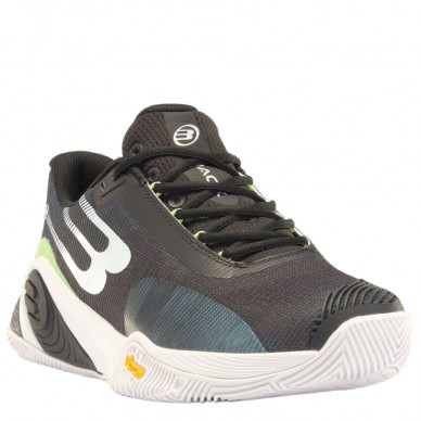 Chaussures Bullpadel Hack Vibram 24I black green 2024