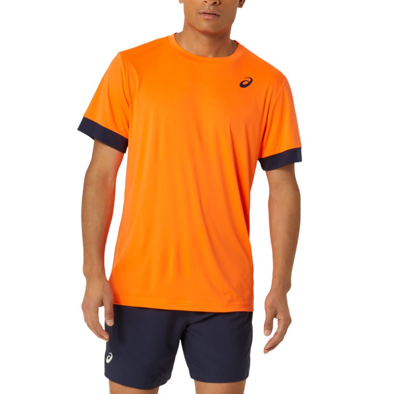 t-shirt Asics Men Court SS Top orange t-shirt Asics Men Court SS Top orange
