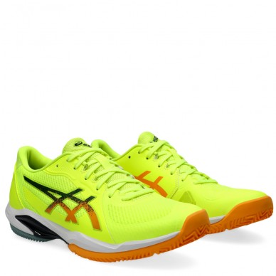 chaussures Asics Solution Swift FF 2 Padel yellow orange 2024