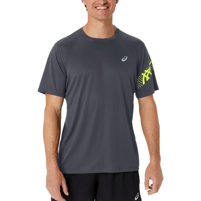 T-shirt Asics Icon SS Top gris T-shirt Asics Icon SS Top gris
