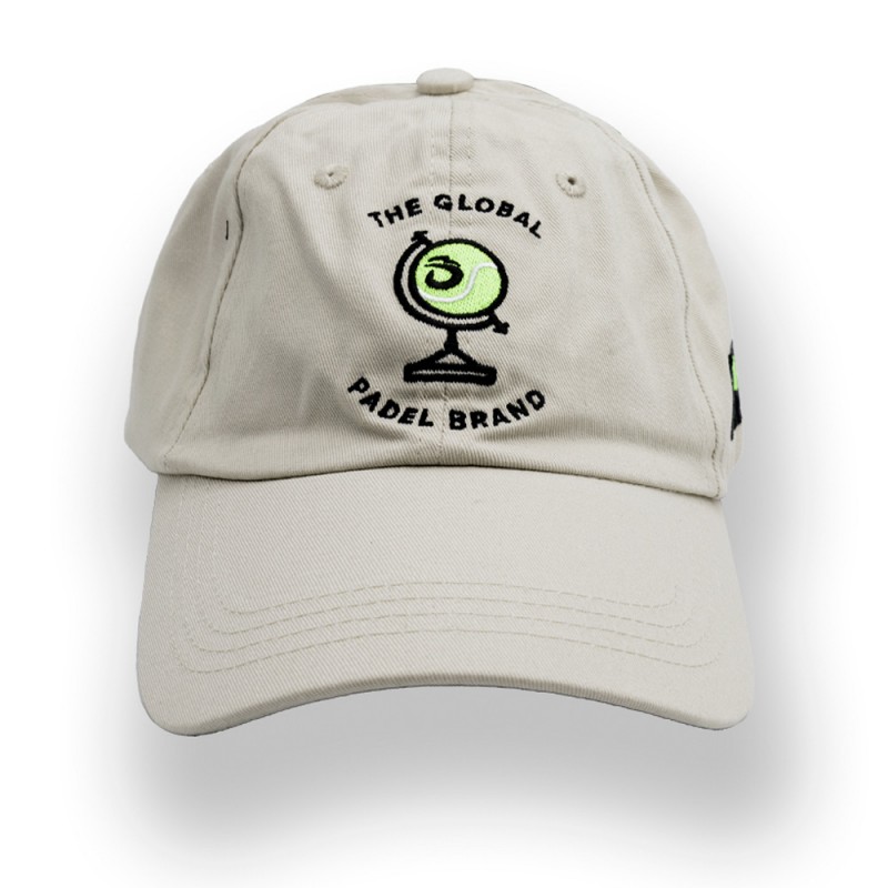 Casquette Lok The Globe Beige Casquette Lok The Globe Beige