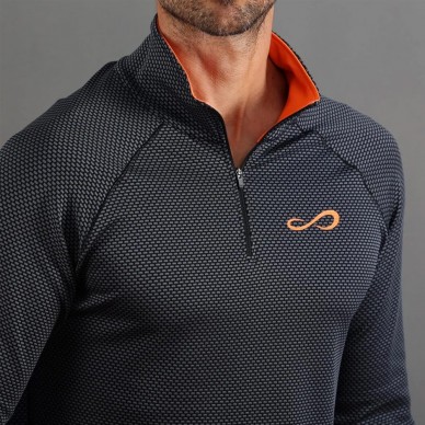 Sweatshirt Endless Epic II titane orange