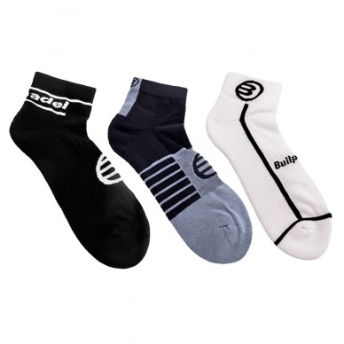 chaussettes Bullpadel BP2410L noir bleu ombre