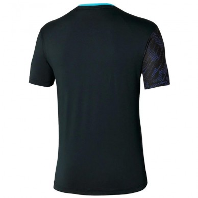 t-shirt Mizuno Tennis Mug Shadow Graphic Tee noir