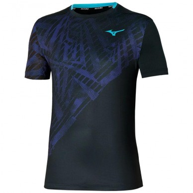 t-shirt Mizuno Tennis Mug Shadow Graphic Tee noir