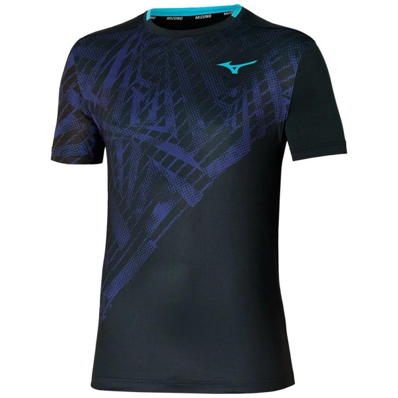 t-shirt Mizuno Tennis Mug Shadow Graphic Tee noir t-shirt Mizuno Tennis Mug Shadow Graphic Tee noir