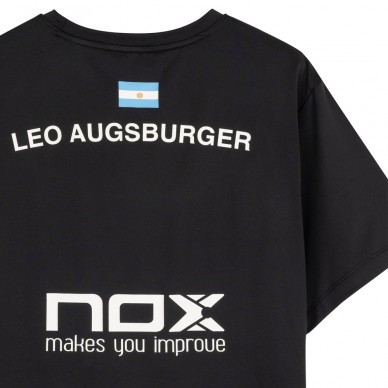 T-shirt Nox LA10 Leo Augsburger noir