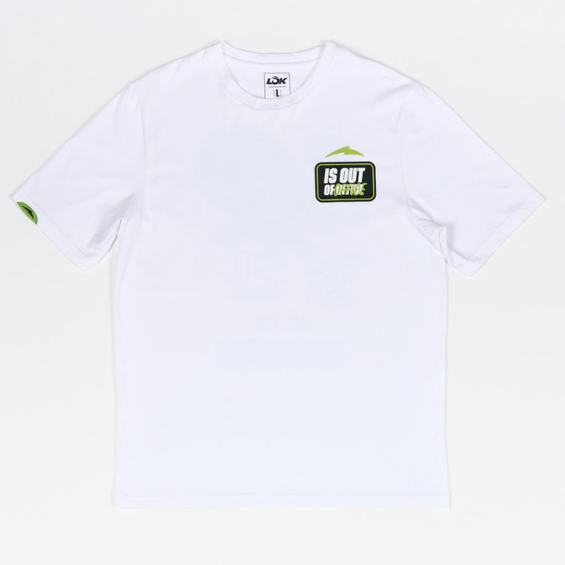 T-shirt Lok Out Of Office By Mr. M blanche T-shirt Lok Out Of Office By Mr. M blanche