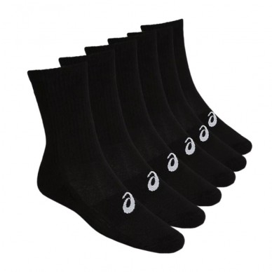 Chaussettes Asics 6PPK Crew noires