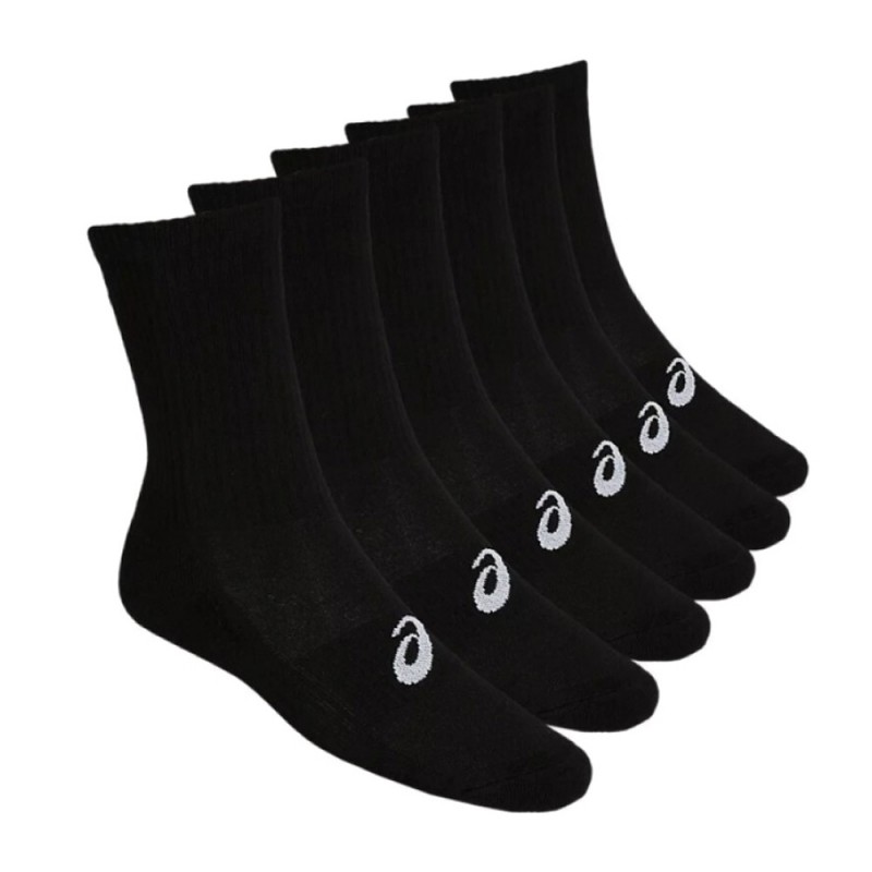 Chaussettes Asics 6PPK Crew noires