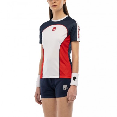 T-shirt Hydrogen Heritage Tech blanc rouge bleu marine