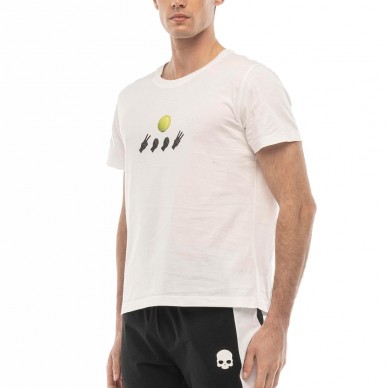 T-shirt Hydrogen Tennis Ball blanc