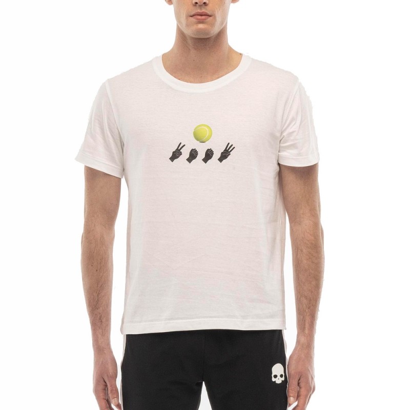 T-shirt Hydrogen Tennis Ball blanc