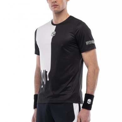 T-shirt Hydrogen Drip Tech noir blanc