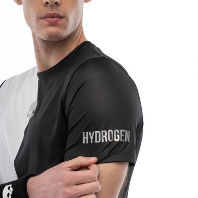 T-shirt Hydrogen Drip Tech noir blanc