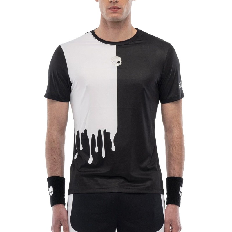 T-shirt Hydrogen Drip Tech noir blanc T-shirt Hydrogen Drip Tech noir blanc
