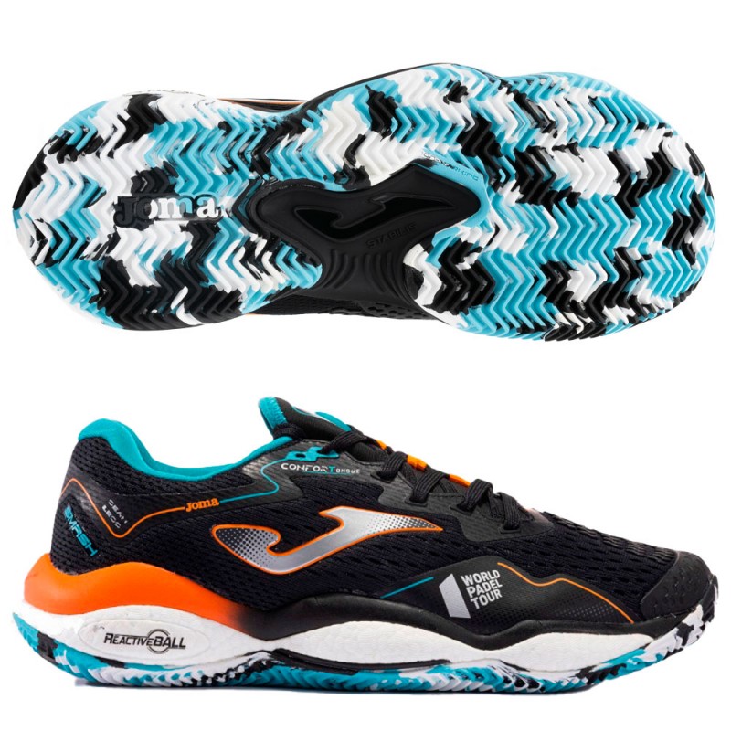 Chaussures Joma Smash 2301 black turquoise 2024 Chaussures Joma Smash 2301 black turquoise 2024