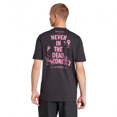 T-shirt Adidas Padel Zone Noir