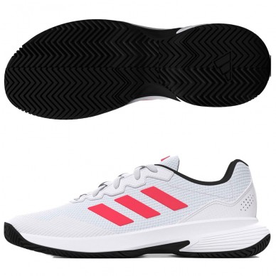 Chaussures Adidas Gamecourt 2 M FTWR White Lucid Red 2025