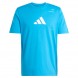 T-shirt Adidas M Padel bleu clair