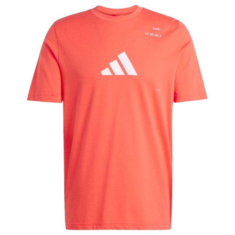 T-shirt Adidas M Padel rouge T-shirt Adidas M Padel rouge