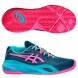 Chaussures Asics Gel Resolution X Padel mako blue hot pink 2025