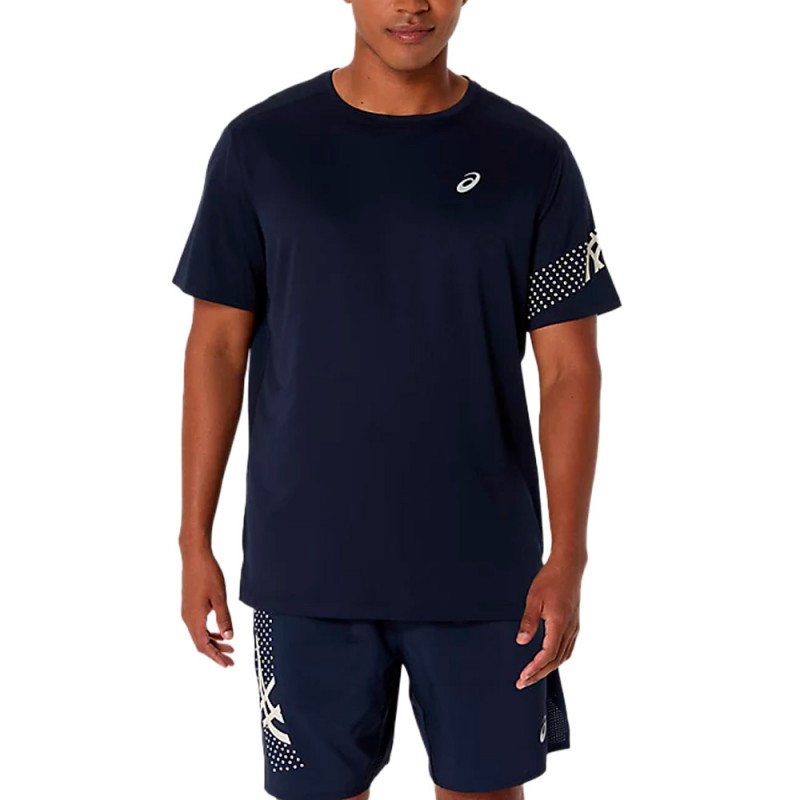 T-shirt Asics Icon SS Top bleu marine T-shirt Asics Icon SS Top bleu marine