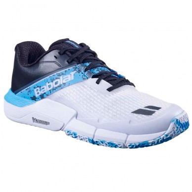 Chaussures Babolat Movea 2 Men white cyan blue 2025