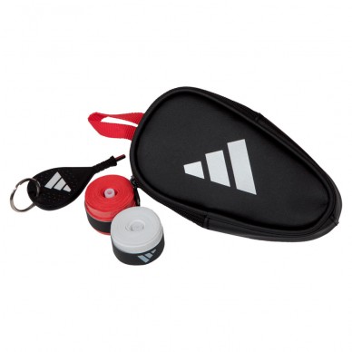 Portefeuille Adidas 3.4 noir rouge 2025