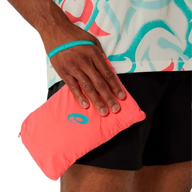 Veste Asics Road Packable corail