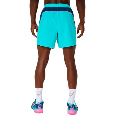 Short Asics Padel Court 7IN bleu turquoise