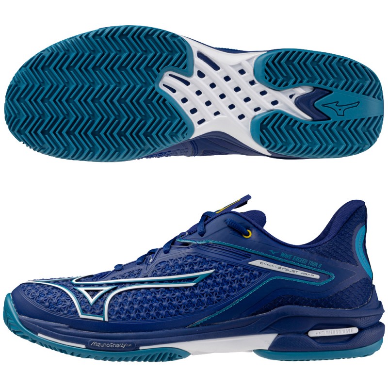 Chaussures Mizuno Wave Exceed Tour CC bellwether bleu 2025 Chaussures Mizuno Wave Exceed Tour CC bellwether bleu 2025