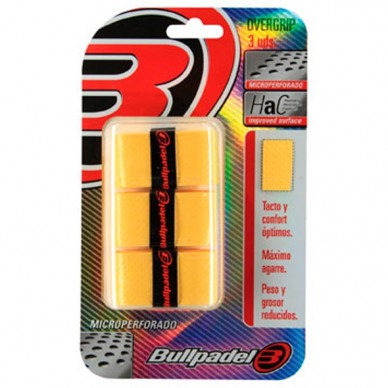 Overgrips bullpadel Microperforados GB1201 Amarillos