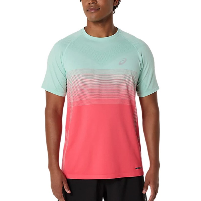 T-shirt Asics Seamless SS Top corail vert T-shirt Asics Seamless SS Top corail vert