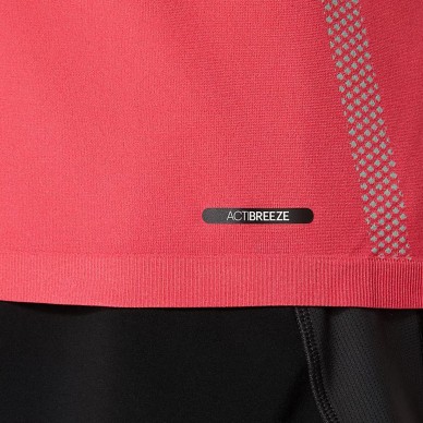 T-shirt Asics Seamless SS Top corail vert