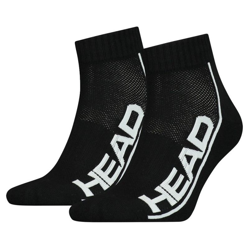 Chaussettes Head Tennis 2P Performance noires Chaussettes Head Tennis 2P Performance noires