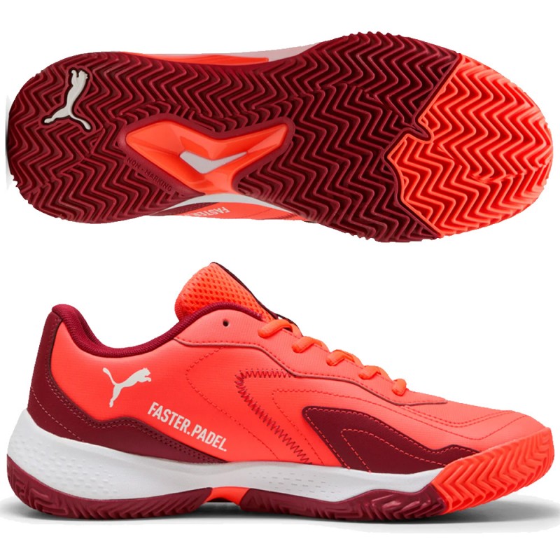 Chaussures Puma Nova Smash red dark crimson 2025 Chaussures Puma Nova Smash red dark crimson 2025