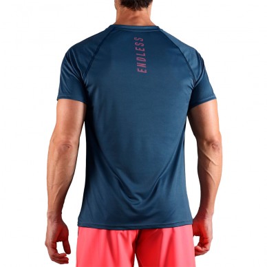 T-shirt Endless Feisty Hexagon bleu abyss
