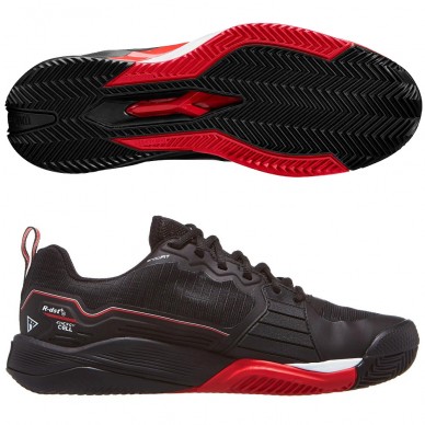 Chaussures Wilson Rush Pro 4.5 Clay black infrared 2025