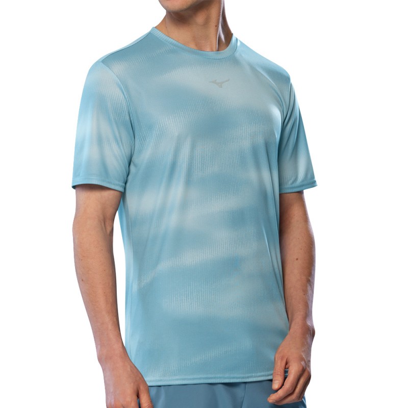 T-shirt Mizuno Core Graphic TEE bleu T-shirt Mizuno Core Graphic TEE bleu