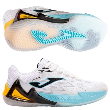 Chaussures Joma Open Men 2502 white turquoise 2025